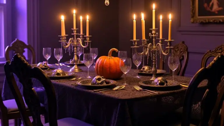spooky stylish halloween tablescapes