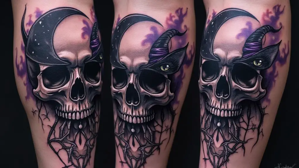 spooky tattoos symbolic meanings