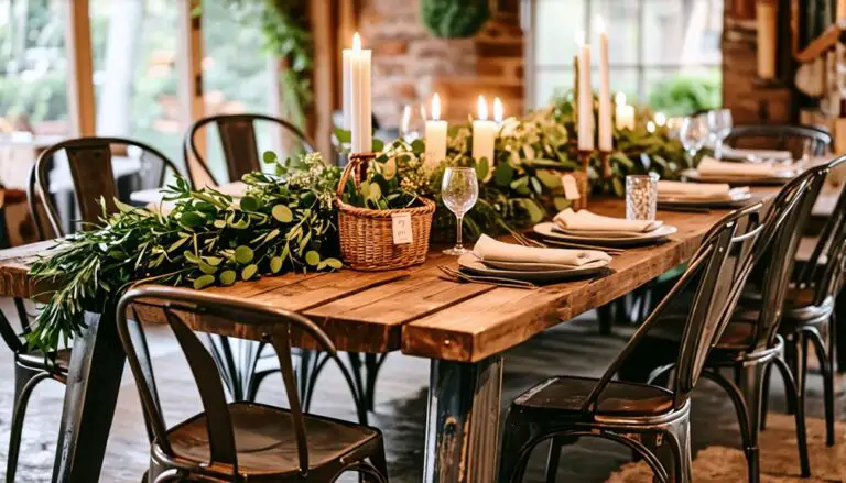 stylish farmhouse dining decor