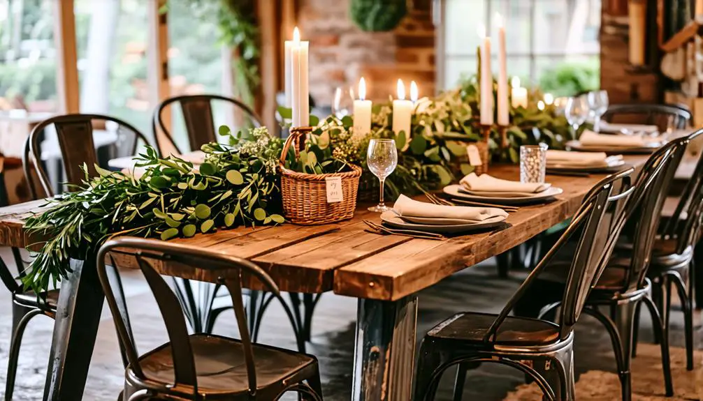 stylish farmhouse dining decor