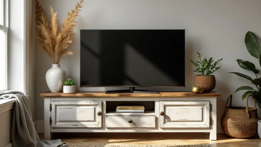 stylish farmhouse tv stand