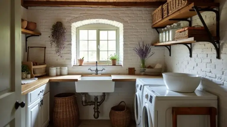 stylish functional laundry room
