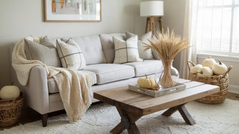 subtle seasonal fall decor