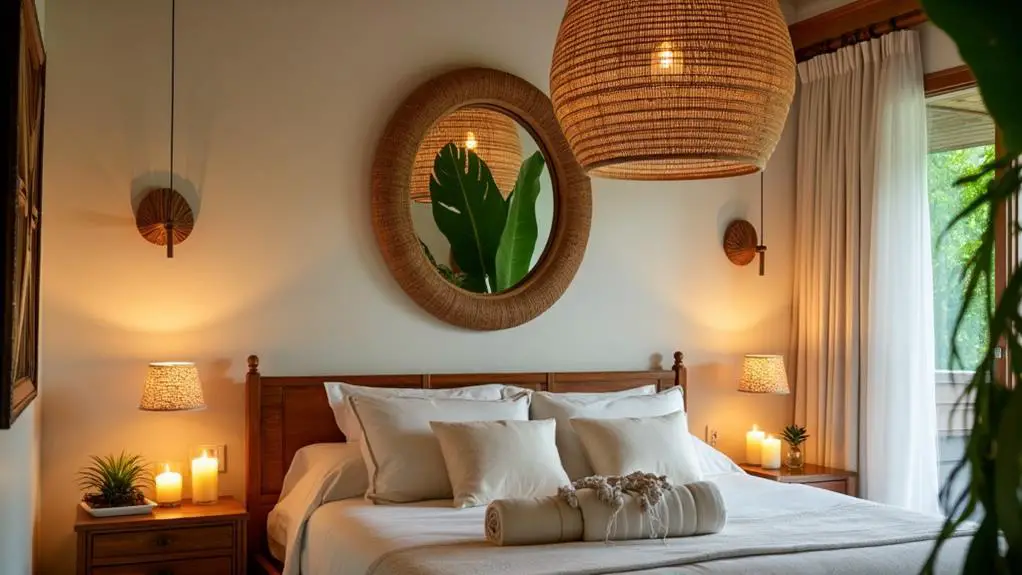 tropical lighting for atmosphere