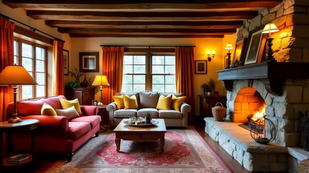 vibrant cozy color schemes