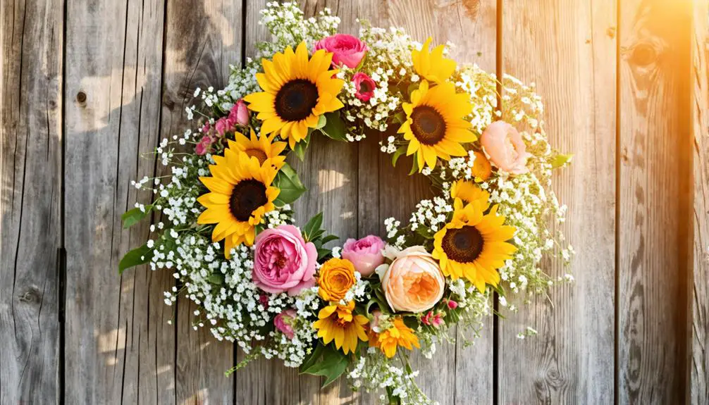 vibrant seasonal flower arrangements