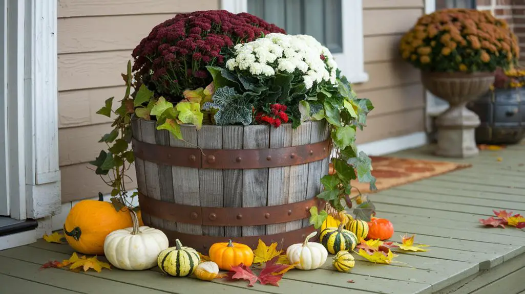vibrant seasonal plant displays