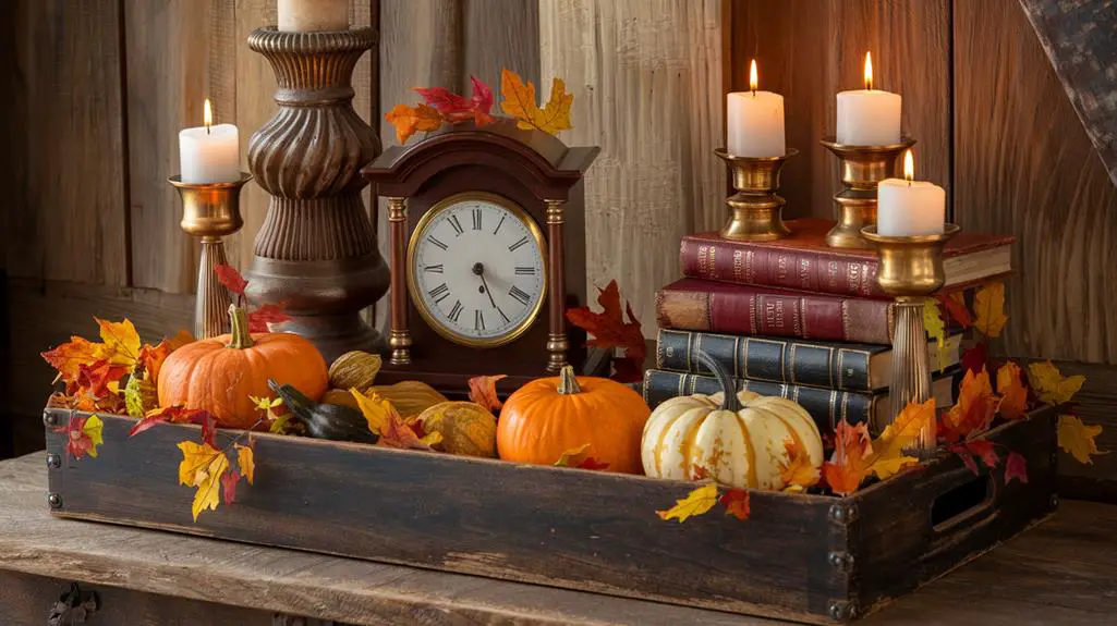 vintage tv tray decorations