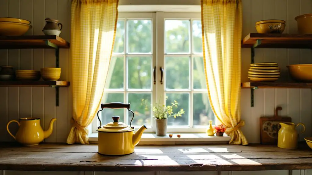 vintage yellow design elements