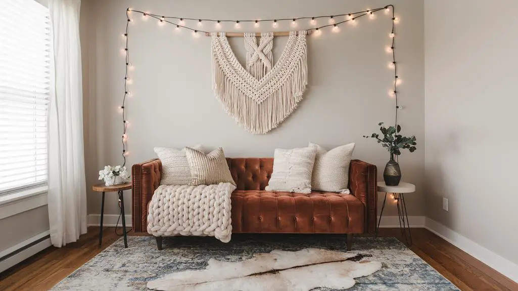 warm fabrics and patterns