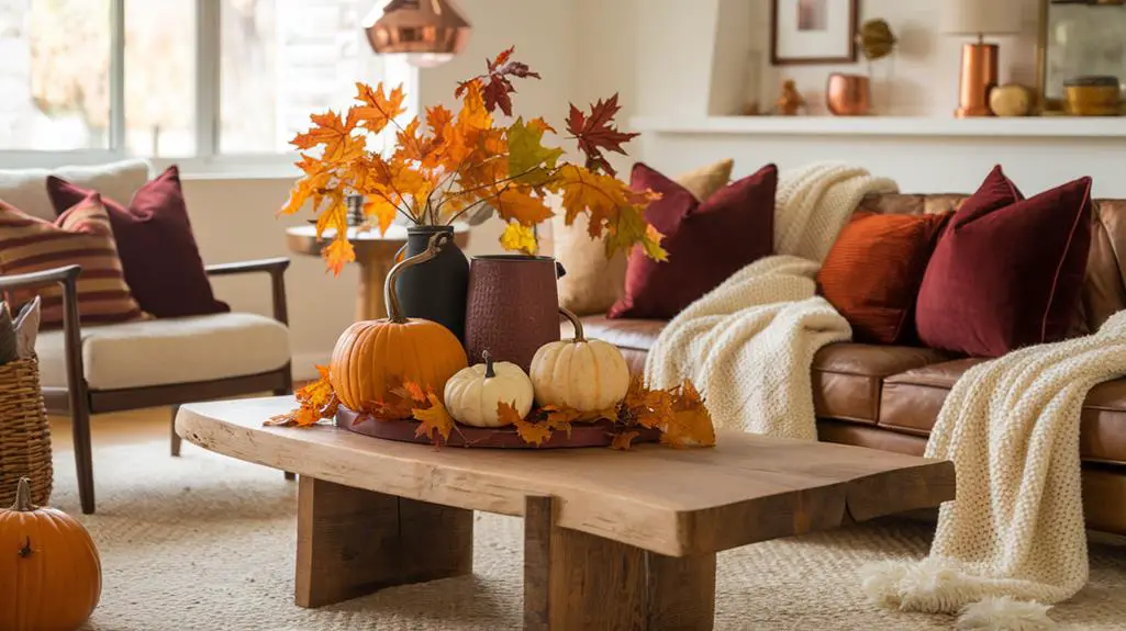warm fall color scheme