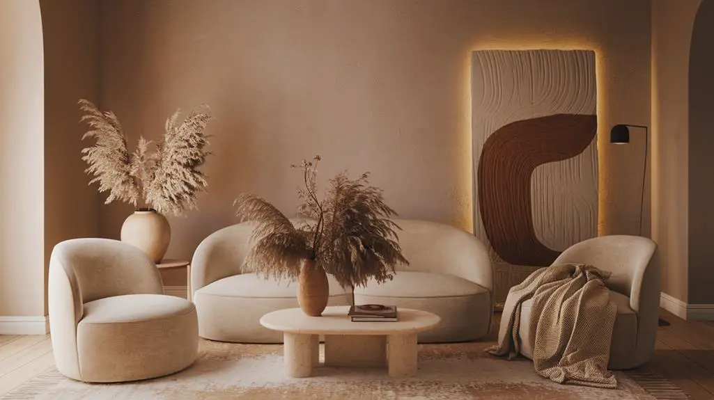 warm simple design style