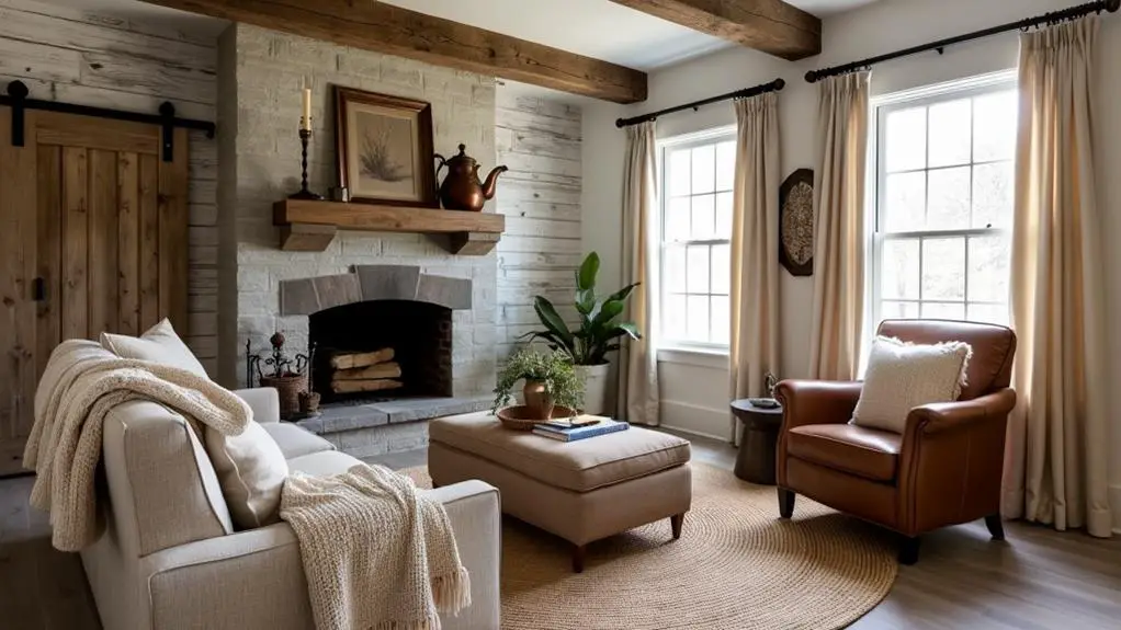 warmth in fabric choices