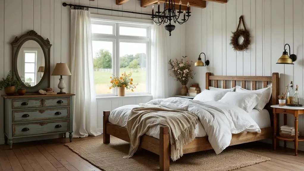 welcoming farmhouse guest retreat