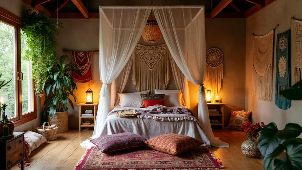 whimsical bohemian bedroom transformations